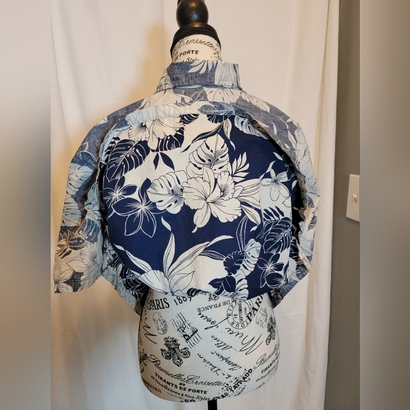 Vintage Two Palms Hawaiin Shirt - Picture 4 of 6